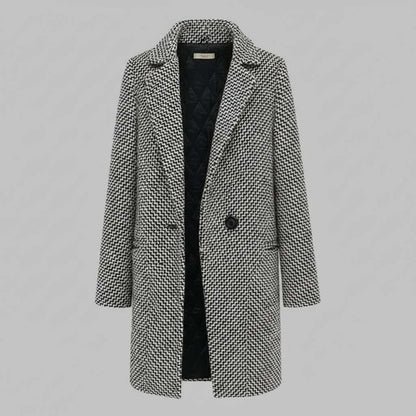 Elegant Long Wool Coat | Women's Winter Outerwear