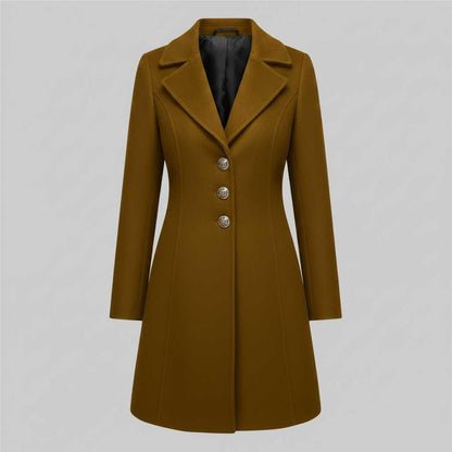 Elegant Wool Coat | Women's Winter Outerwear