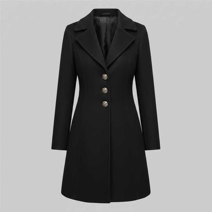 Elegant Wool Coat | Women's Winter Outerwear