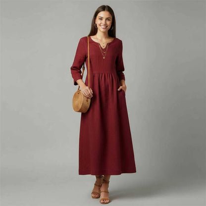 Isabel | Women's Elegant Comfortable Plus Size Dress