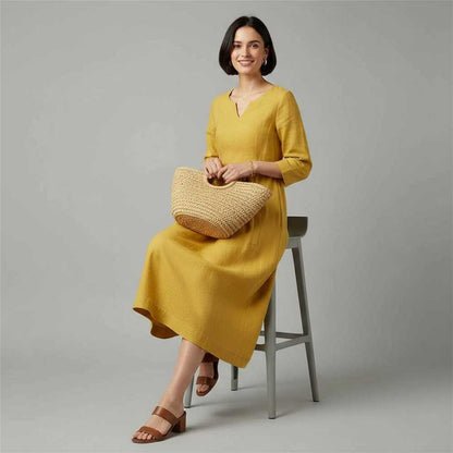 Isabel | Women's Elegant Comfortable Plus Size Dress