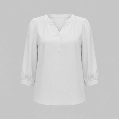 Silk Patchwork Blouse | Women's Versatile Summer Top