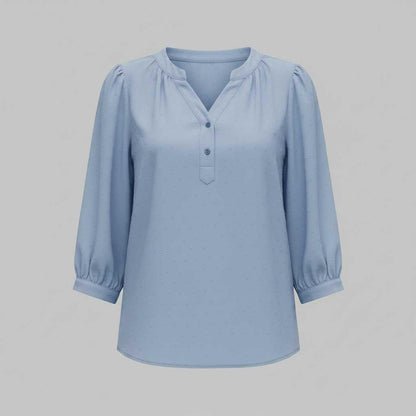 Silk Patchwork Blouse | Women's Versatile Summer Top