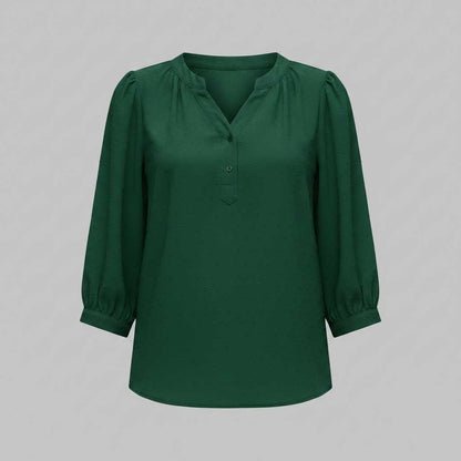 Silk Patchwork Blouse | Women's Versatile Summer Top