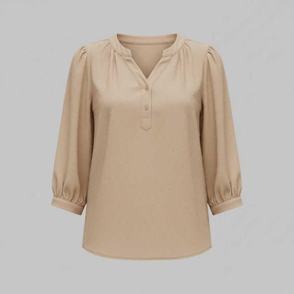 Silk Patchwork Blouse | Women's Versatile Summer Top
